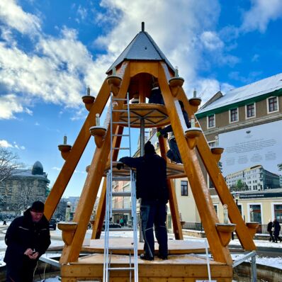 Pyramidenabbau in Pirna