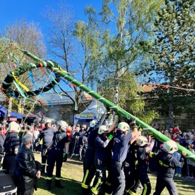 Maibaumsetzen in Pirna 2023