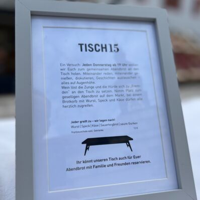 Eröffnung Hof 15 und Tisch 15 in Pirna