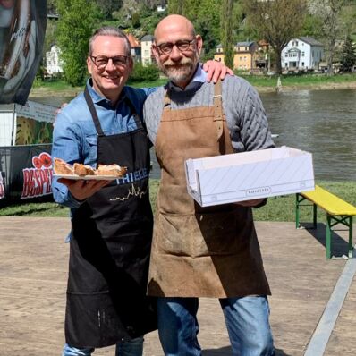 Kochteam Ralf Thiele und Carsten Ullrich von Hof 15