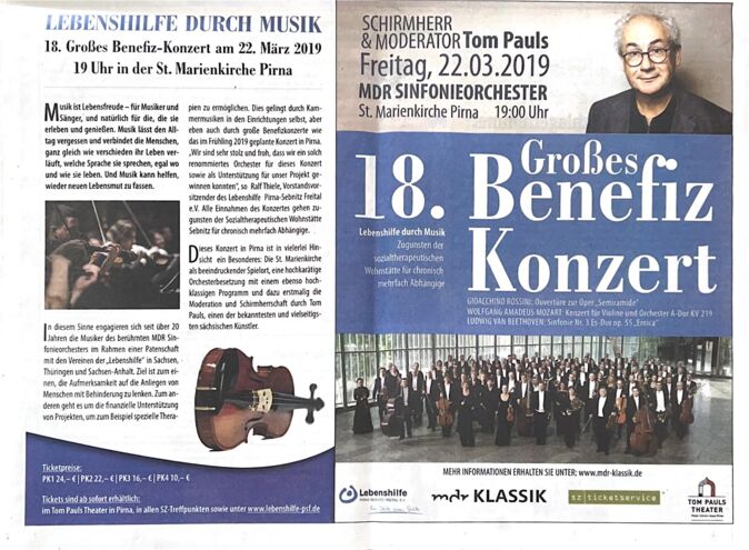Ausschnitt Benefizkonzert 2019 in der St. Marienkirche Pirna