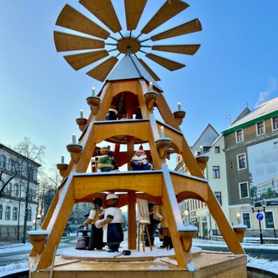 Pyramidenabbau in Pirna