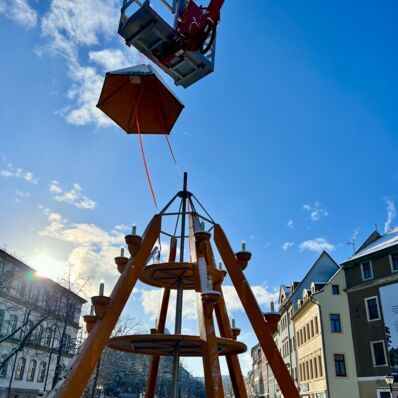 Pyramidenabbau in Pirna