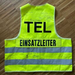 Warnweste Einsatzleiter Elbeflut 2002