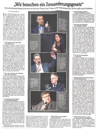 Ausschnitt zum Thema Zuwanderungsgesetz