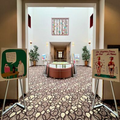 Karikaturenausstellung im Parkhotel Bad Schandau