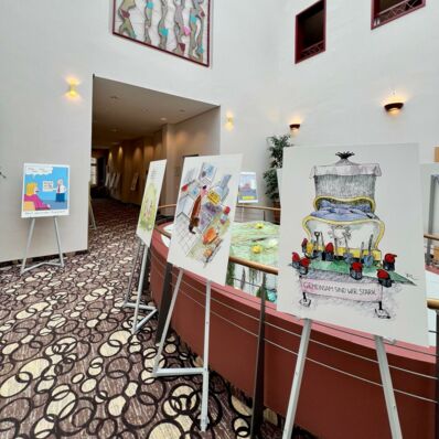 Karikaturenausstellung im Parkhotel Bad Schandau