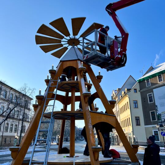 Pyramidenabbau in Pirna