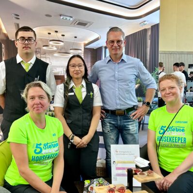 Tag der Ausbildung im BSZ Pirna - Team der Pura Hotels im Einsatz