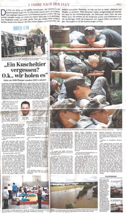 Ausschnitt Fünf Jahre nach der Flut 2007